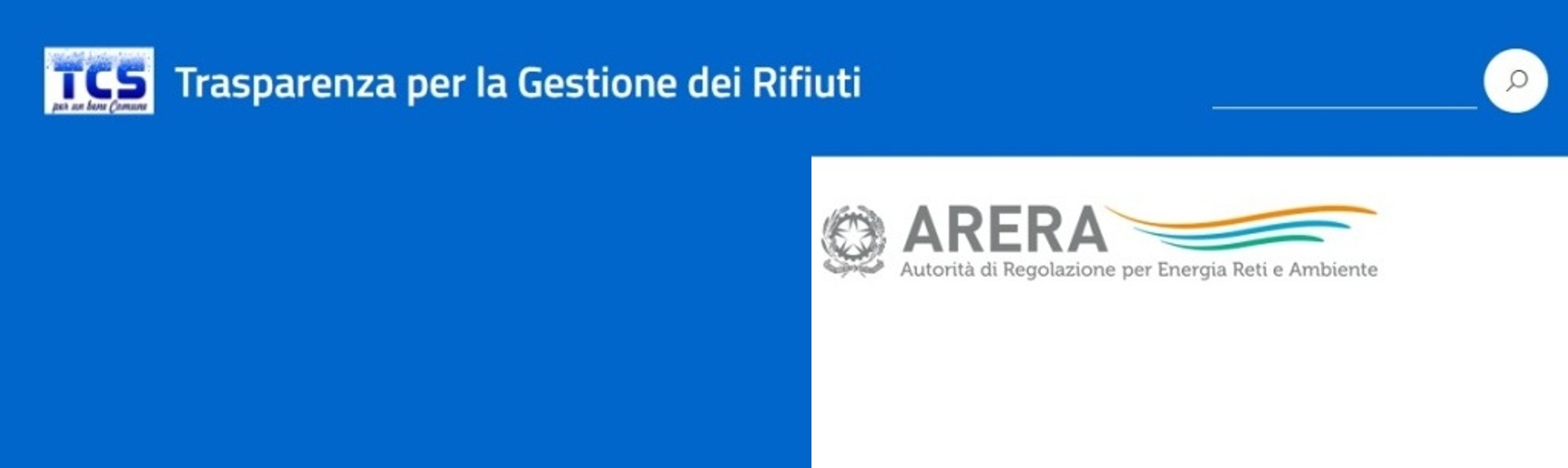 Portale per i Comuni dedicato alla trasparenza ARERA