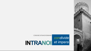 Presentazione IntraNOI Fiano Romano